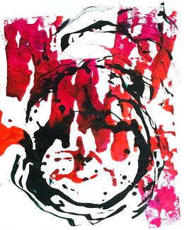Painting, Taches vibrantes, Isabelle Marie