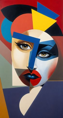 Print, Geometric Resonance, Sephora Venites