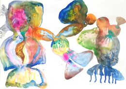 Painting, Taches en mouvement (1), Isabelle Marie