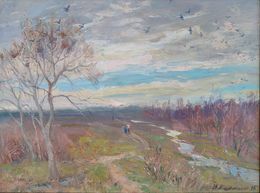 Painting, At the Beginning of Apri, Mishurovsky Victor
