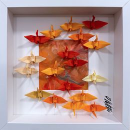 Gemälde, Vitalité... (Origami 2025), Olivier Messas
