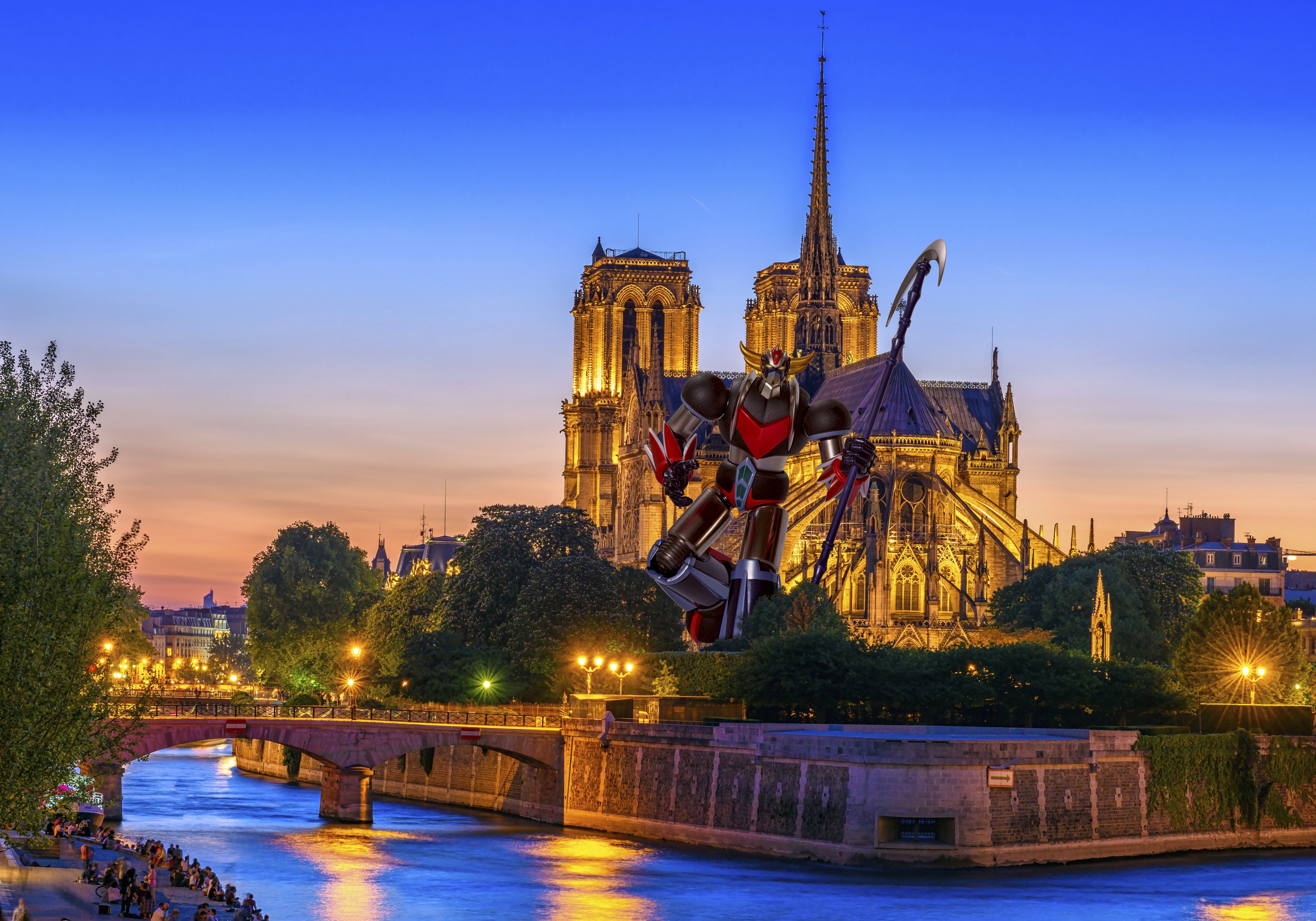 Moz - David Vuillermoz, Goldorak - Notre Dame - Série : Le repos de la machine Moz - David Vuillermoz, Goldorak - Notre Dame - Série : Le repos de la machine