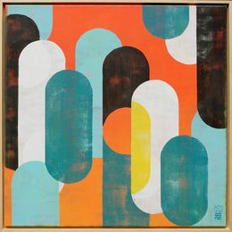 Painting, Traffic Sunny & blue, Ronald Hunter