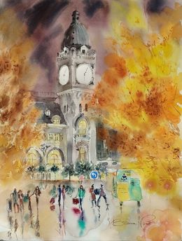 Painting, Gare de Lyon / Paris, Nadia Bodnar