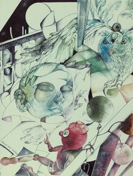 Fine Art Drawings, Croissance, Maryse-Anne Couteau