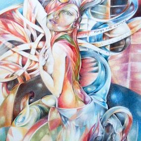Fine Art Drawings, À fleur de thé, Maryse-Anne Couteau