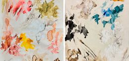 Peinture, Liquid Life N3 and N5, Diptych, Rosario Briones