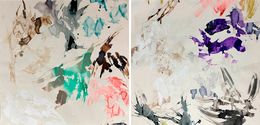 Peinture, Liquid Life N4 and N2, Diptych, Rosario Briones