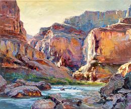 Peinture, Canyon, Evgeny Chernyakovsky