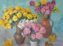 Painting, Chrysanhemums, Mishurovsky Victor