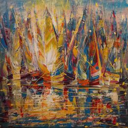 Peinture, Nautical Reminiscence - I Remember This Woman (Reminiscence Nautique - Je Me Rapelle de Cette Femme), Janusz Kik