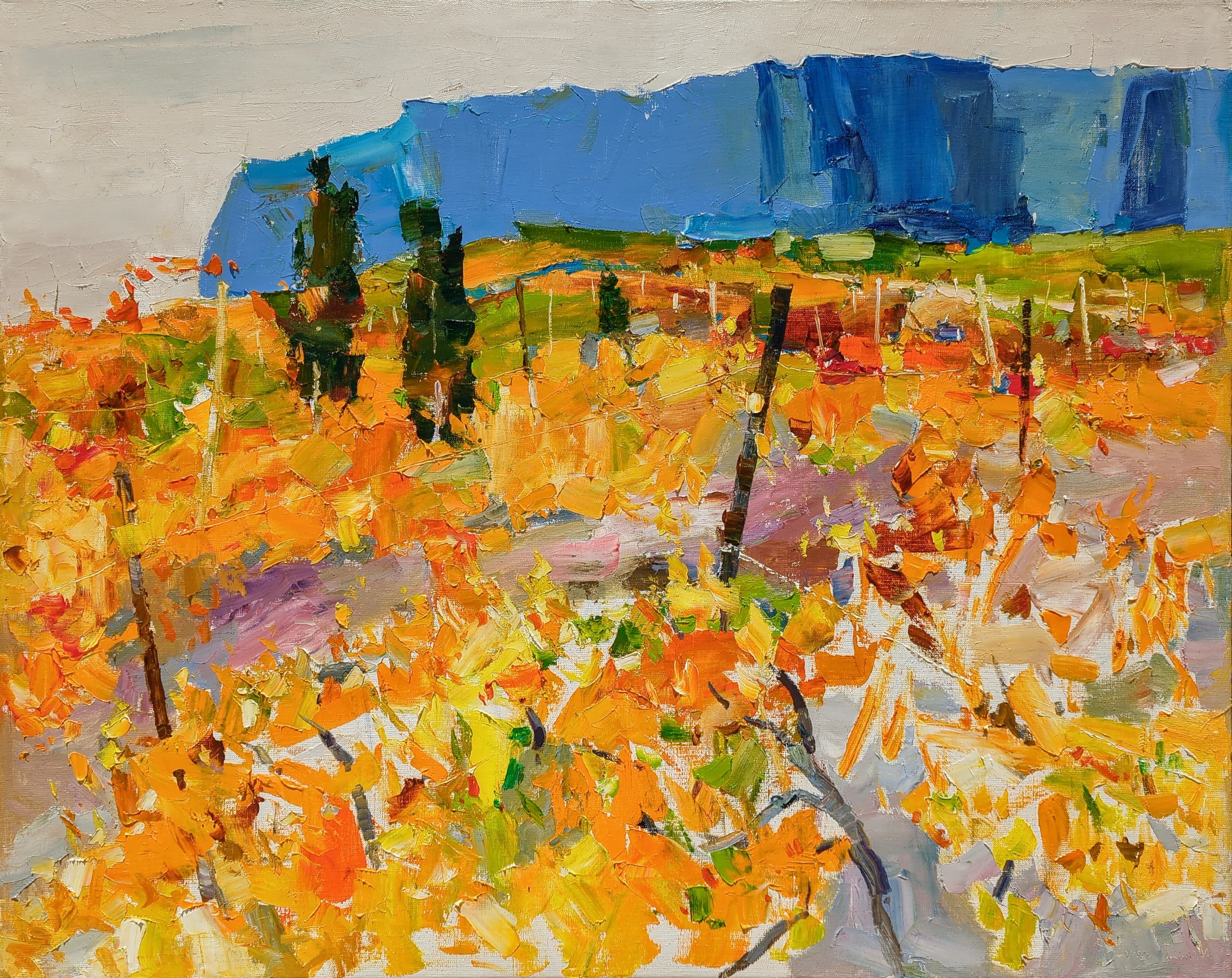 Yehor Dulin, Vineyards in the mountains Yehor Dulin, Vineyards in the mountains