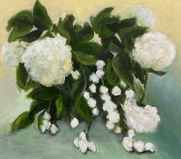 Gemälde, Hydrangeas, Iryna Bondar