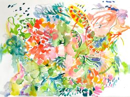 Painting, Jardin luxuriant, Isabelle Marie