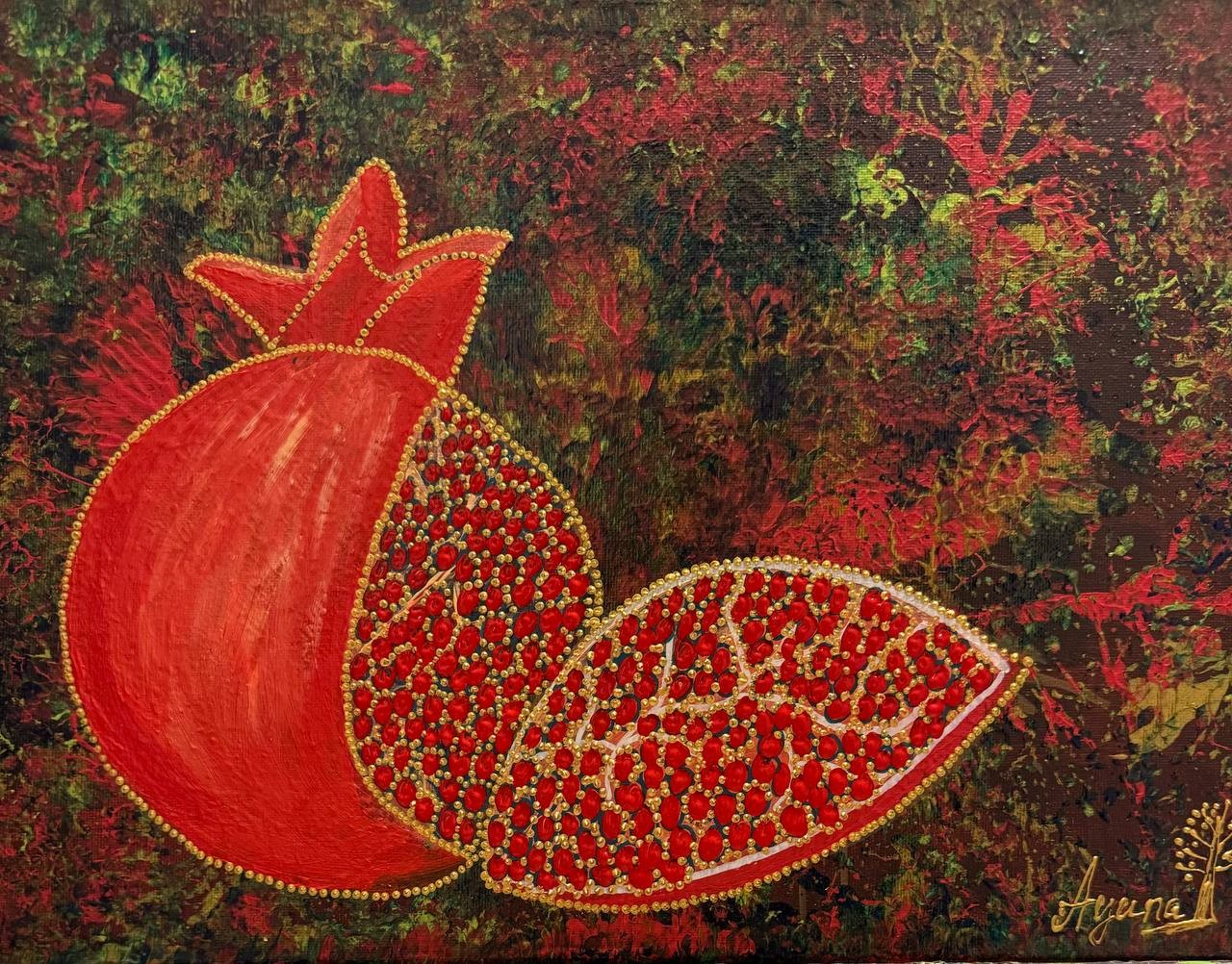 Ayuna Kanatkalieva, Pomegranate Ayuna Kanatkalieva, Pomegranate