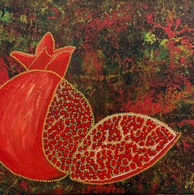 Painting, Pomegranate, Ayuna Kanatkalieva