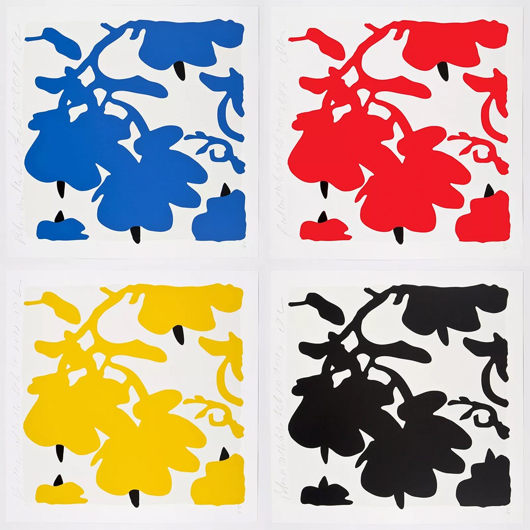 Donald Sultan, Lanterna flowers Donald Sultan, Lanterna flowers