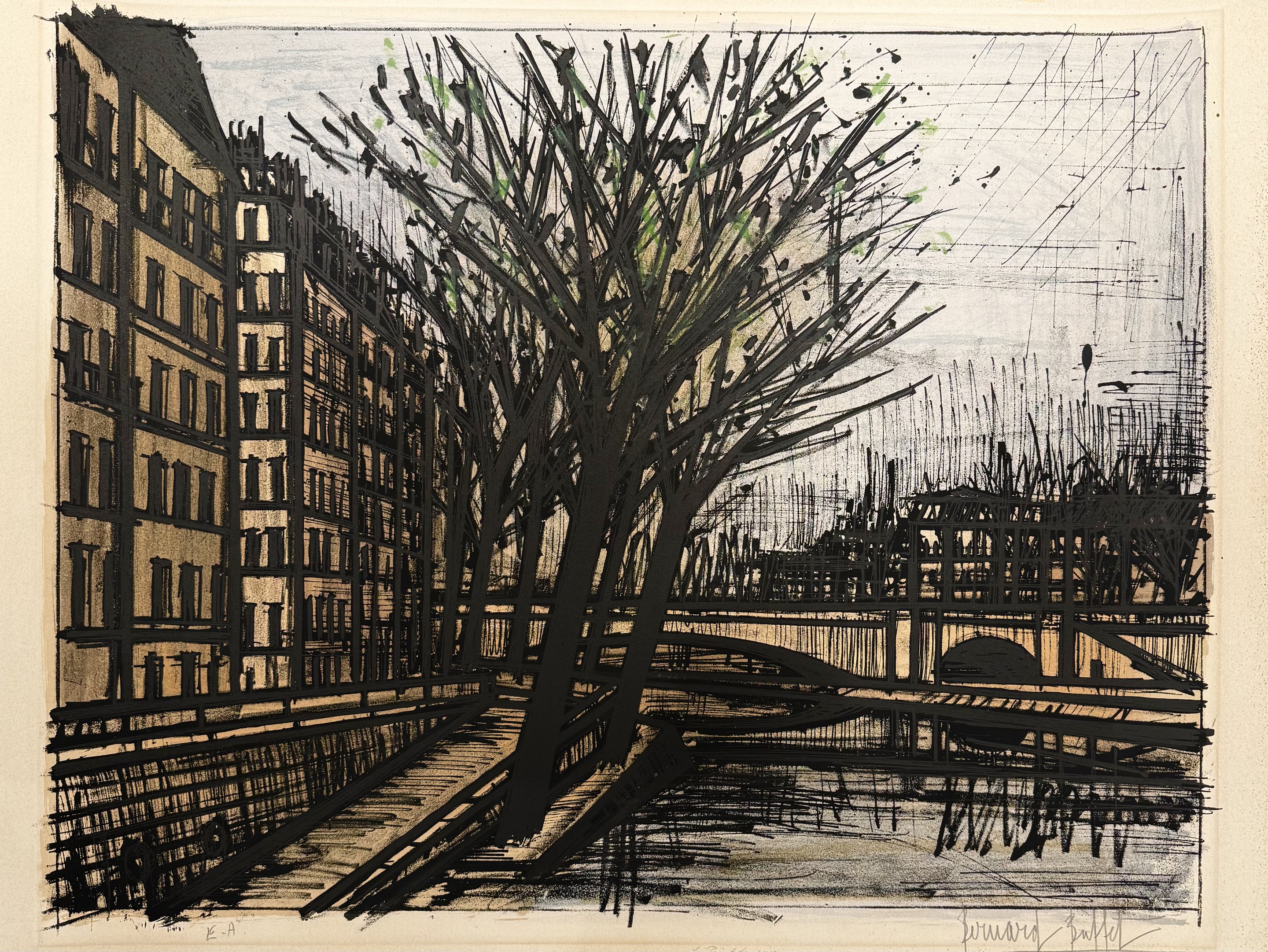 Bernard Buffet, L’île Saint-louis Bernard Buffet, L’île Saint-louis