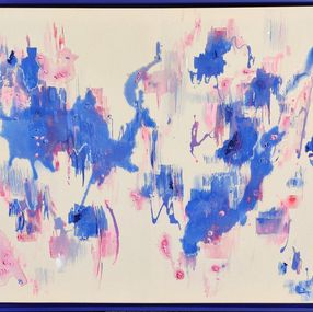 Peinture, blue-rose, Franziska Raffaël