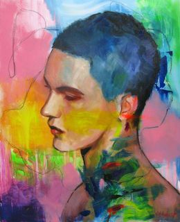 Painting, Sunrise, Nawel Aubert