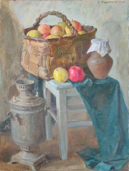 Painting, Still life with apples, Mishurovsky Victor