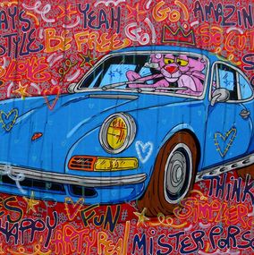 Gemälde, Be free be Porsche, Rico Sab
