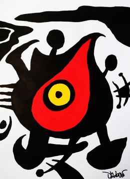Painting, Tribute to Mirò, Dr. Love