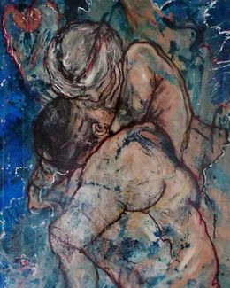 Gemälde, Kissing you, Adélaïde Leferme