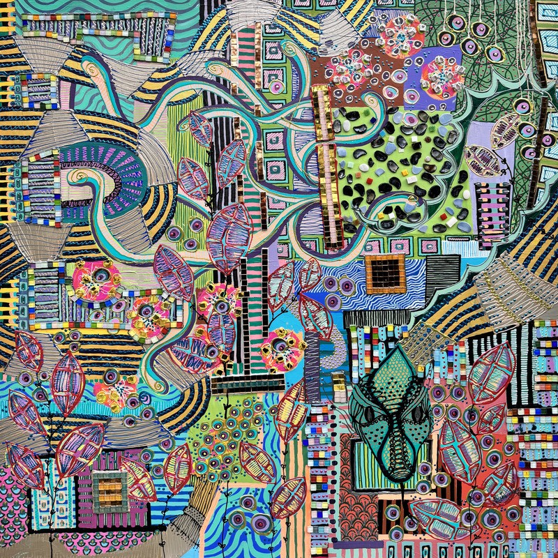 Alexandra Zamfir, Hypnose snake's mosaic Alexandra Zamfir, Hypnose snake's mosaic