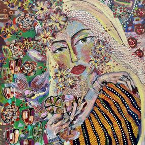 Gemälde, Vibrant enigma, Alexandra Zamfir