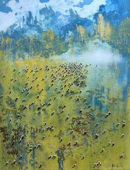 Painting, Agri Bident (Path To Light, Towards Clarity of Ideas), Alberto Letamendi
