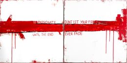 Gemälde, Be Passionate, Don’t Let Your Fire Ever Fade, Kristina Mallen