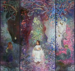 Painting, Tree of conscience (Triptych), Anastasiia Grygorieva