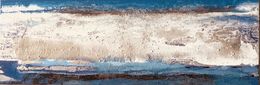 Peinture, Rivière et sable blanc, Maryam Shams