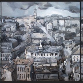 Gemälde, Kyiv through the century. Triptych, Anastasiia Grygorieva