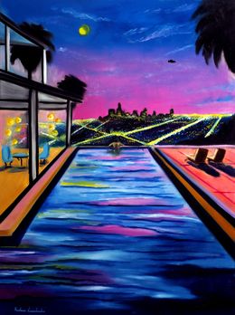 Gemälde, Los Angeles Lights, Ruslana Levandovska