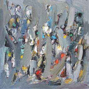 Painting, Abstract Fragments, Vlas Ayvazyan