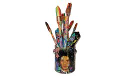 Sculpture, Artist's Soul Flowers Basquiat, Florence Fabris