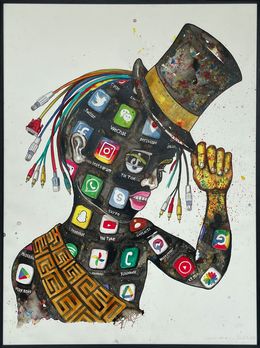 Gemälde, Chapeau bas, Steve Bandoma