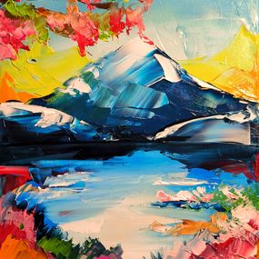 Gemälde, Mont Fuji, Thibault Vigneron