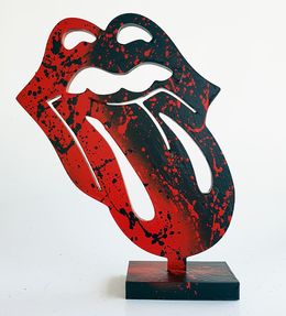 Sculpture, Logo Rolling Stones, Spaco