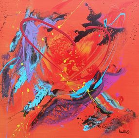 Gemälde, Orange love (Collezione Love), Davide Angelillo