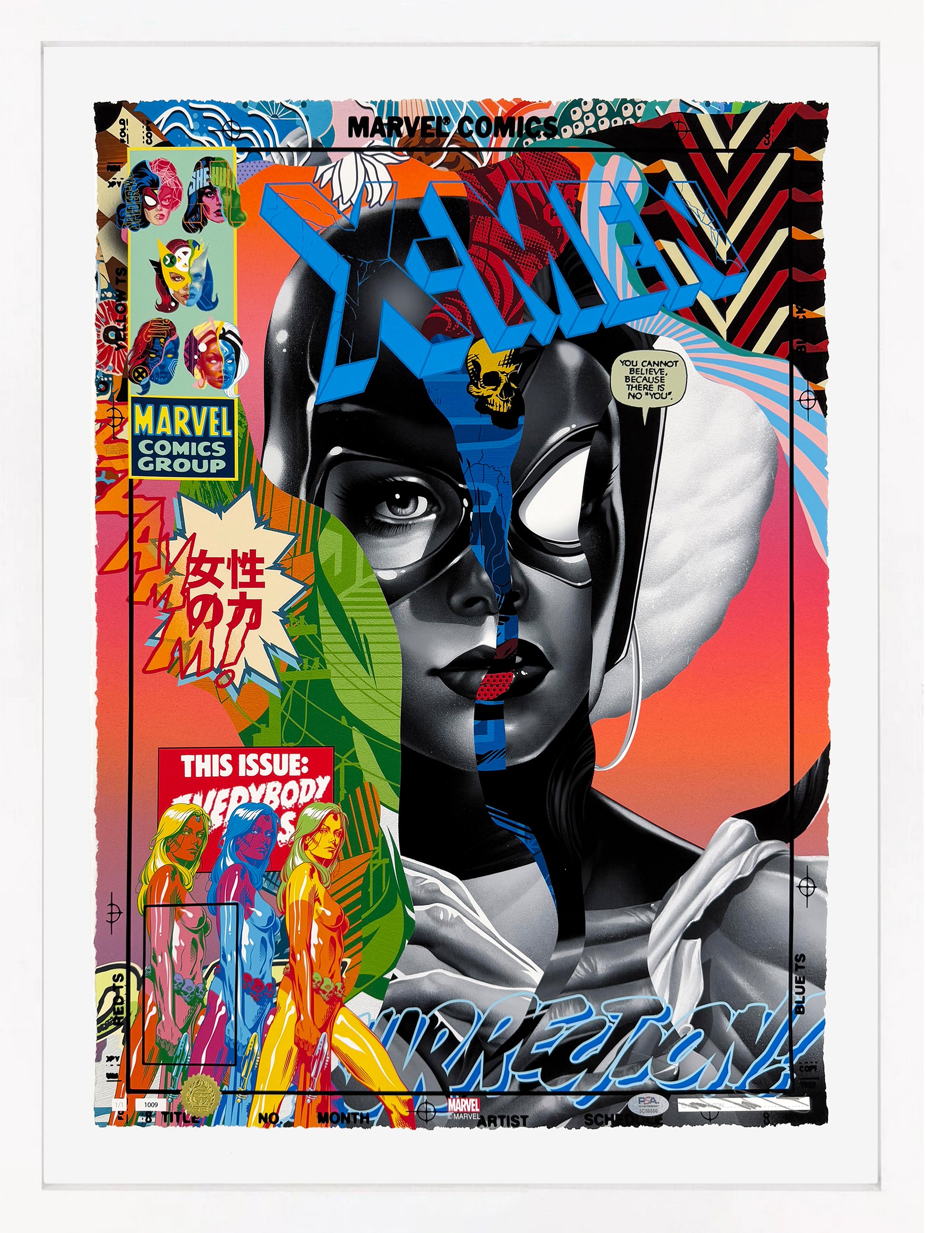 Tristan Eaton, Women Of Marvel: The Portrait Collection #1009 (unique 1/1) Tristan Eaton, Women Of Marvel: The Portrait Collection #1009 (unique 1/1)