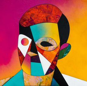 Painting, Order Beyond Biology 4A, Lewis Deeney