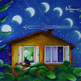 Gemälde, Multimoon, Galia Chuntova