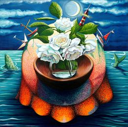 Peinture, The earth is round, Galia Chuntova