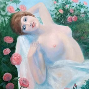 Gemälde, Among the Roses, Ljbobv