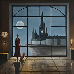 Peinture, Rêveries du soir, Jacques Guillet