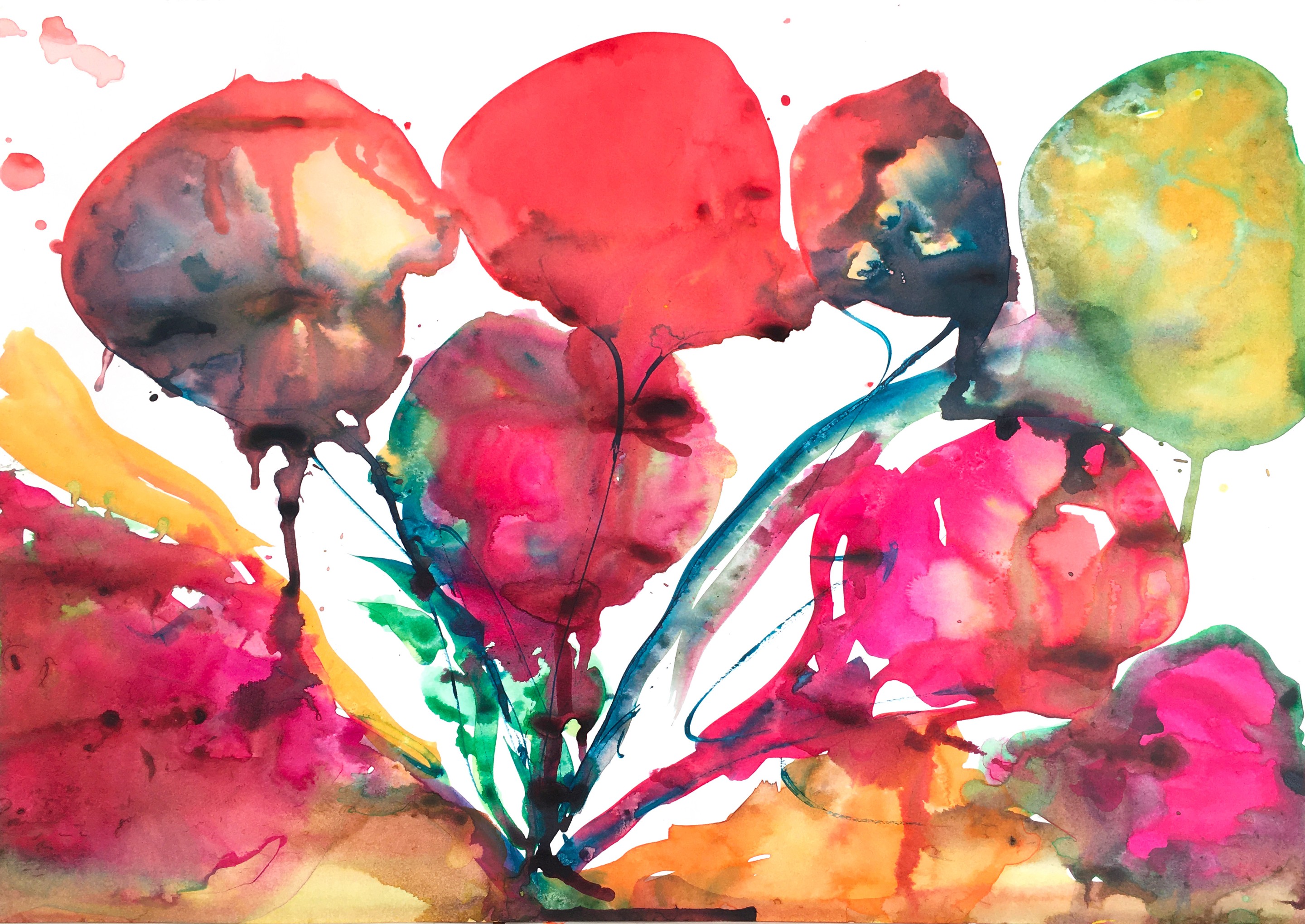 Isabelle Marie, Fleurs rouge Isabelle Marie, Fleurs rouge