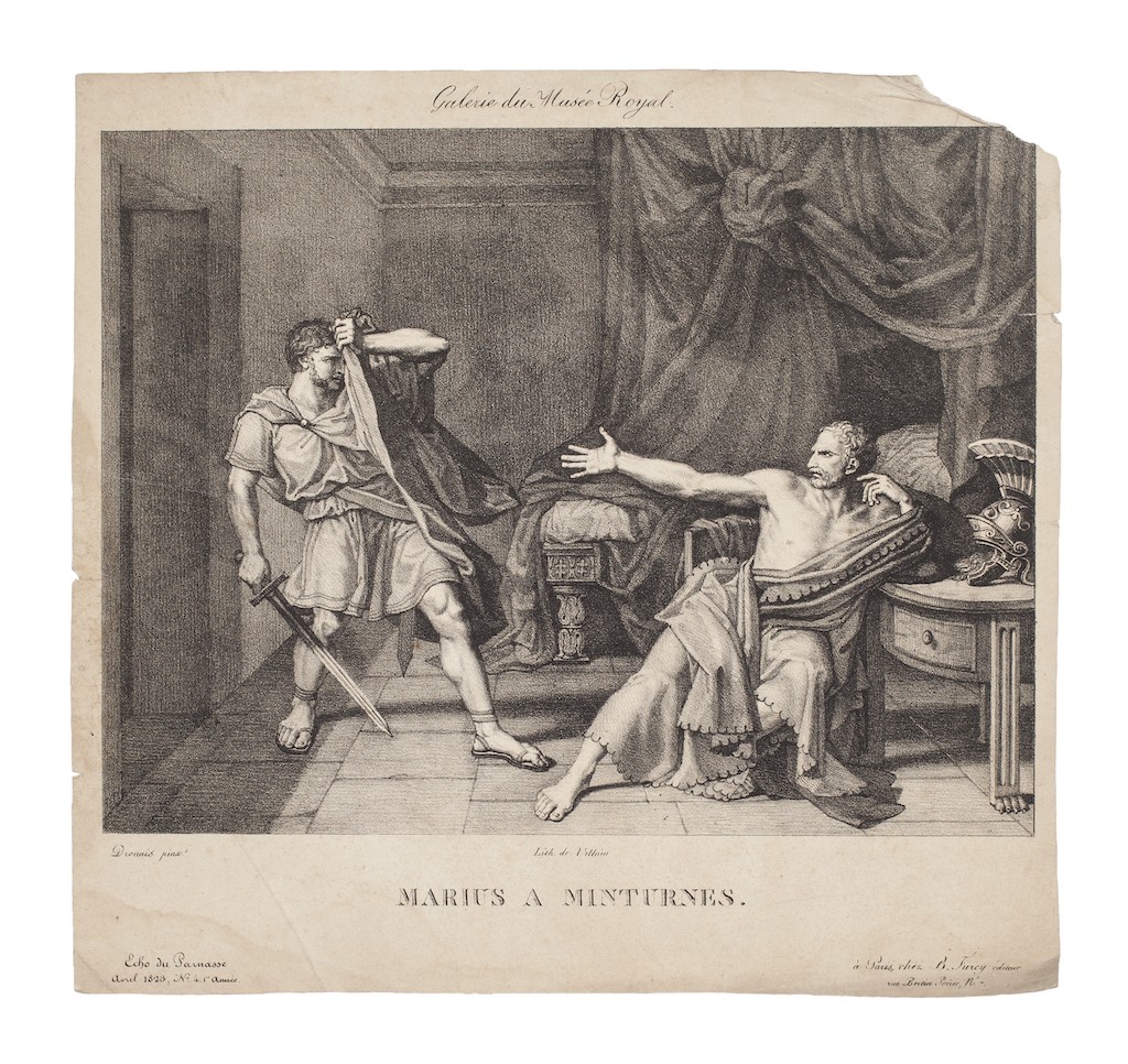 Jean Germain Drouais, Marius at Minturnae Jean Germain Drouais, Marius at Minturnae